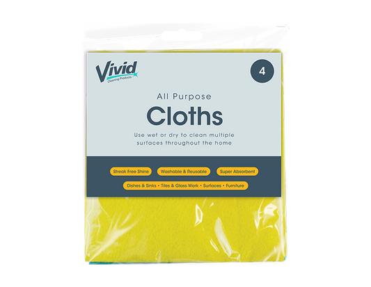 All Purpose Cloths 4pk