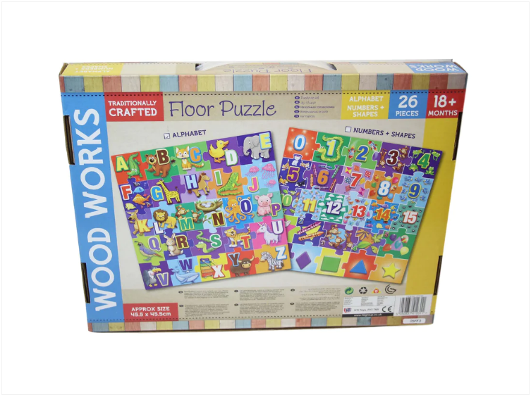 Alphabets and Letters Childrens Fun Puzzle Family Time Jigsaw Puzzle 45.5cm