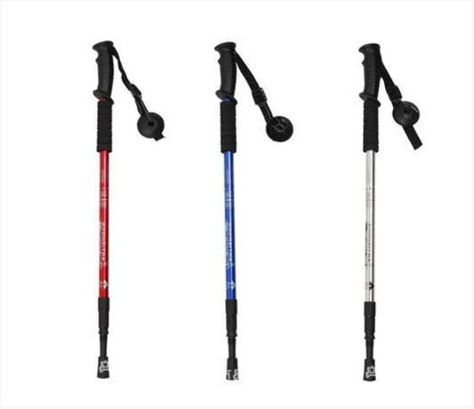Aluminium Extendable Walking Hiking Stick 63 / 135 cm Assorted Colours