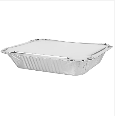 Aluminium Foil Food Roasting Tray with Lids Pack of 2