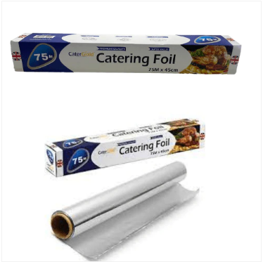 Aluminium Premium Quality Catering Foil 75m x 45cm Home Kitchen