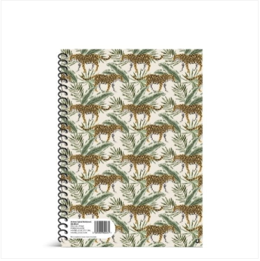 Animal Spiral Notebook 20 x 28cm School Assorted Designs