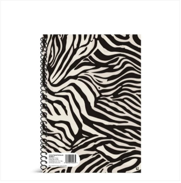 Animal Spiral Notebook 20 x 28cm School Assorted Designs