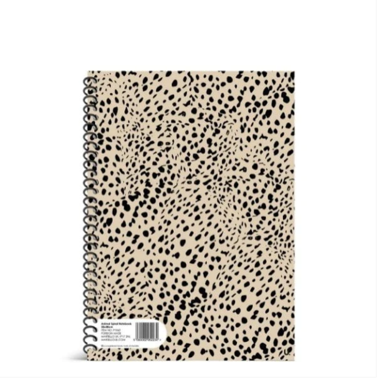 Animal Spiral Notebook 20 x 28cm School Assorted Designs