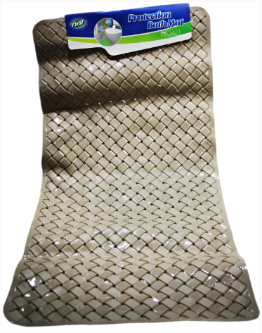 Anti-Slip Bathroom Shower Bath Mat 38 x 68 cm Assorted Colours