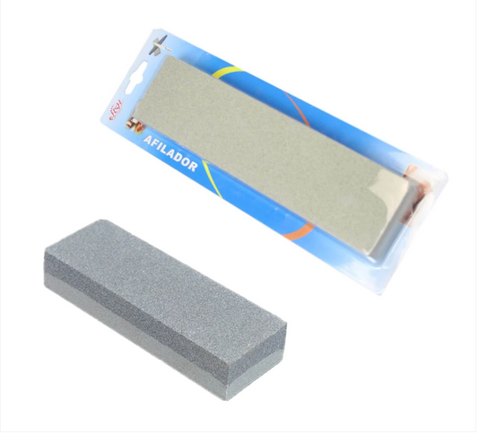 Anti Slip Grit Knife Sharpener Stone Double Sided Sharpening Whetstone 20cm x 2.5cm