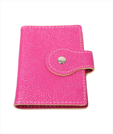 Assorted Colour Credit Card Pouch Pocket Size Unisex Holds 20 Cards 10cm x 8cm