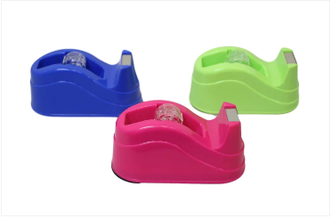 Assorted Colour Home Office School TAPE DISPENSER Random Sent 10cm