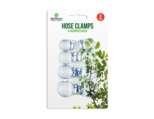 Assorted Hose Clamps 8pk