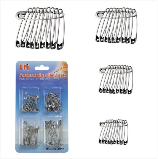 Assorted Size Pack Of Safety Pins Accessory Set