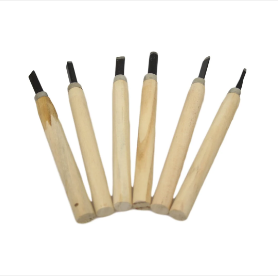 Assorted Wood Carving Set 14 cm