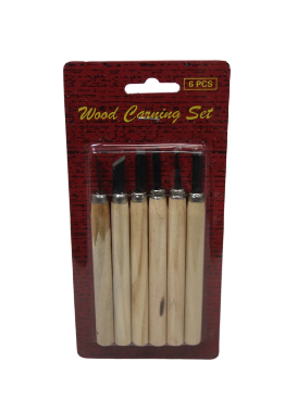 Assorted Wood Carving Set 14 cm