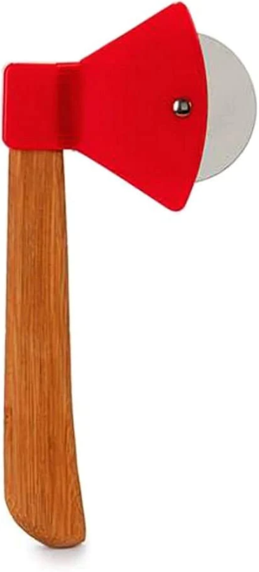 Axe Shaped Pizza Cutter Wheel 20.5 x 10 cm Assorted Colours
