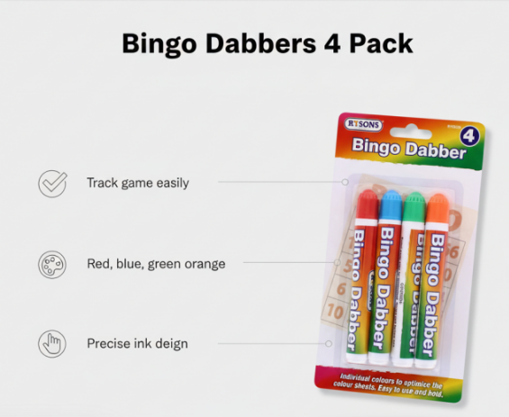 BINGO DABBERS 4 PACK