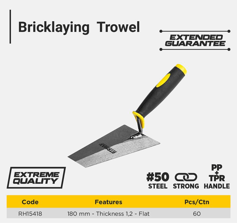 BUCKET TROWEL 180MM