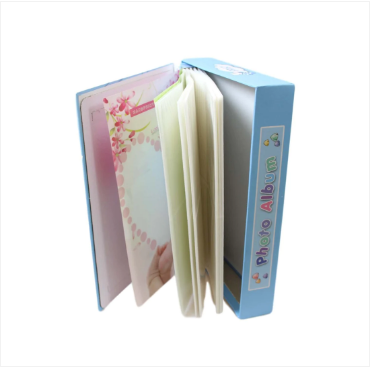 Baby First Days Boy Girl Photo Album With Hard Back Holds 120 Pictures 4" x 6"