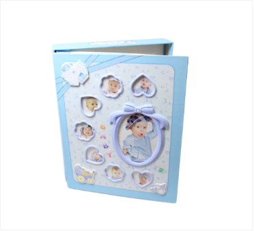 Baby First Days Boy Girl Photo Album With Hard Back Holds 120 Pictures 4" x 6"