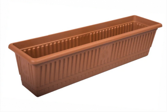 Balcony Flower Pot Container Large Plastic 17 x 69cm