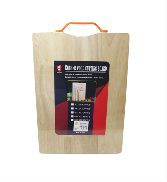 Bamboo Chopping Board With Handle Thick Wooden Chopping Board 30 x 40cm