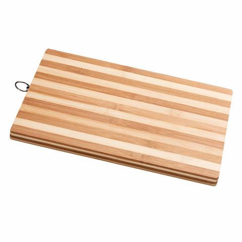 Bamboo Wood Chopping Board Large Kitchen Dicing Slicing 28cm x 30cm
