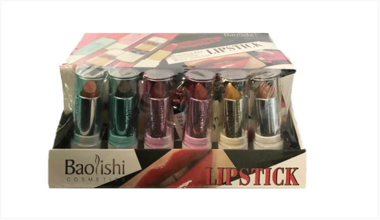 Baolishi Lipstick Assorted Colours Box of 24