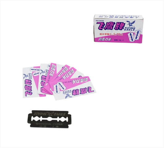 Barbers Men's Cut Shaving Razor Blades 200 Pieces