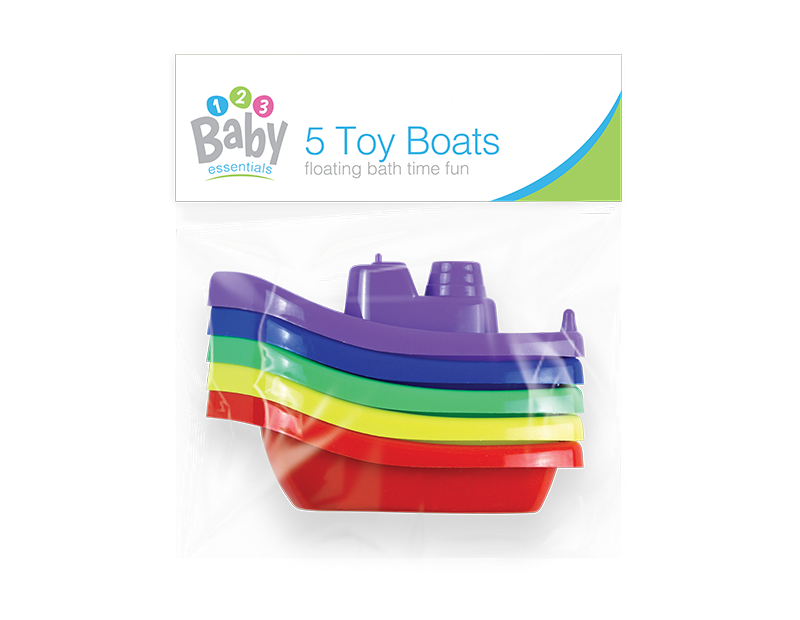 Bath Time Boats - 5 Pack