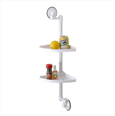 Bathroom Corner Shelf Magic Suction Cup Durable And Stable