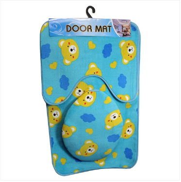 Bathroom Mat With Toilet Seat Cover Pedestal Mat