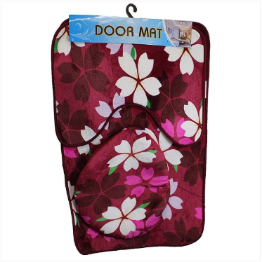 Bathroom Mat With Toilet Seat Cover Pedestal Mat