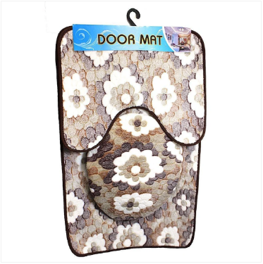 Bathroom Mat With Toilet Seat Cover Pedestal Mat