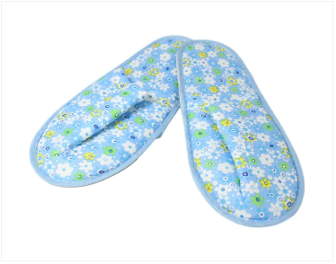 Bathroom Slippers Floral Design One Size 27 cm Assorted Colours