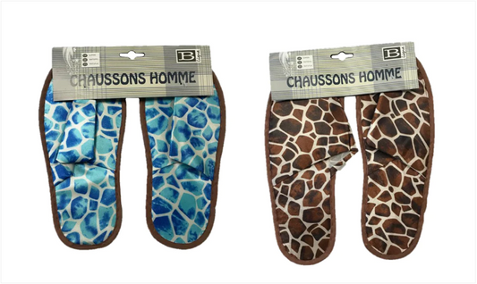 Bathroom Slippers Printed Design Sizes 35 - 45 Assorted Colours and Sizes