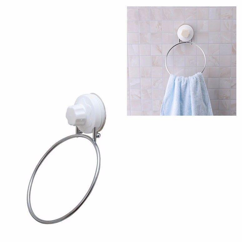 Bathroom Towel Rail With Suction Cap Easy To Assemble