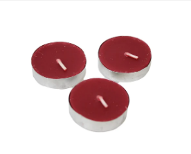 Beautifully Scented Opella Apple and Cinnamon 12 Tealight Candles 3.5 Hour Burn Time