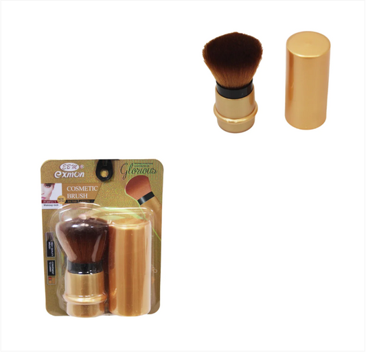 Beauty Cosmetic High Quality Brush Pocket Size Gold 7cm