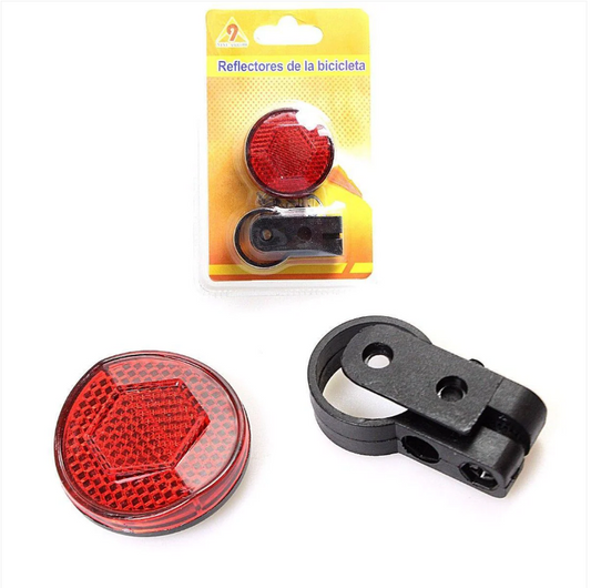 Bicycle Reflector Red Bicycle Motorbike
