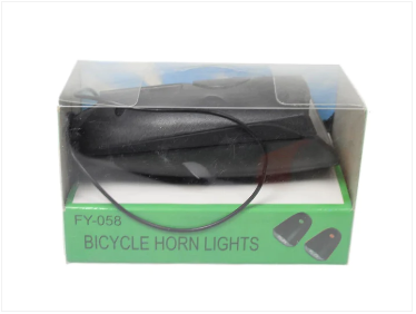 Bicycle Safety Hazard Light And Horn 2 in 1 Long Horn Switch Bicycle Light 12cm