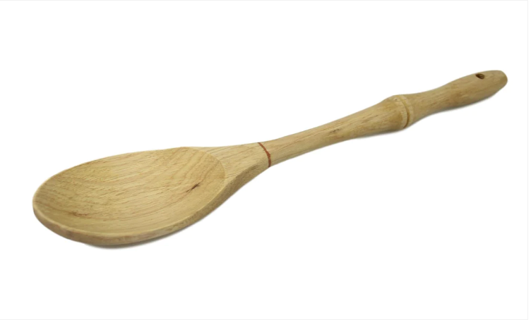 Big Wooden Spoon Stirring Curry Spoon Baking Mixing Wooden Spoon 35cm