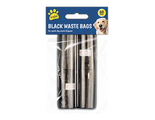 Black Dog Poo Bags 60pk