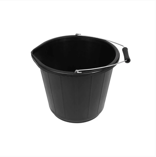 Black Indoor Outdoor Multi Purpose Bucket 32cm x 26cm