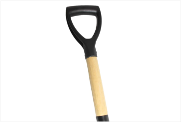 Black Medium Sized Garden Shovel 1 Piece 580g 68x3cm