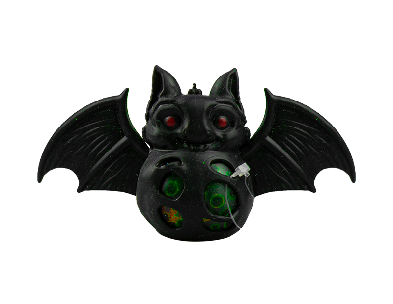 Black Neon Bead Squishy Bat PDQ