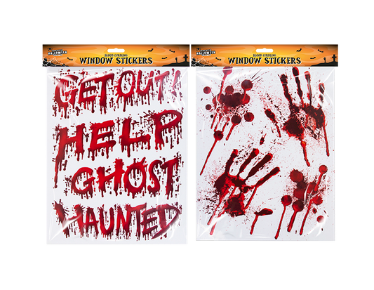 Blood Window Stickers