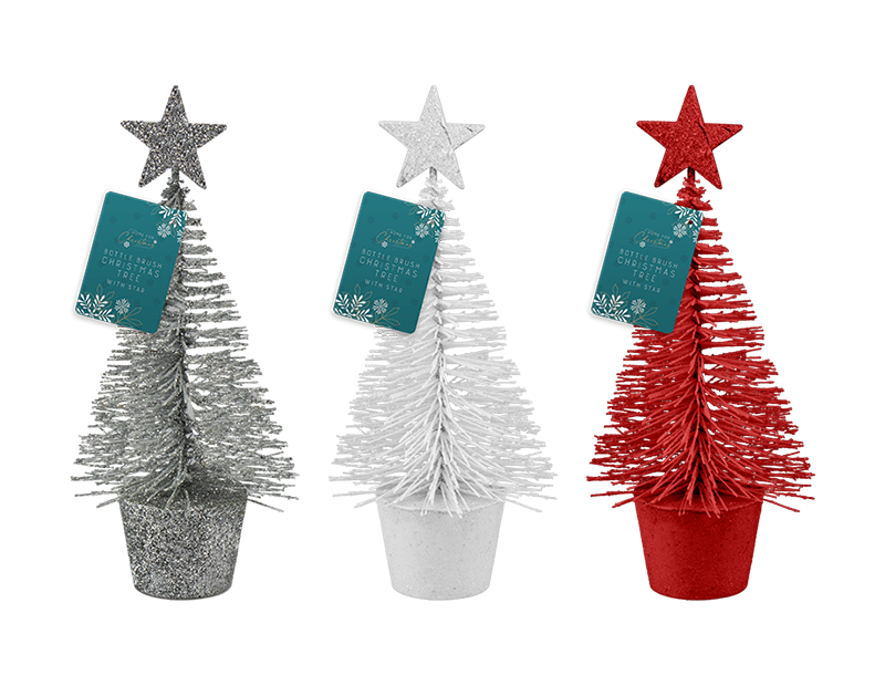 Bottle Brush Christmas Tree 14cm