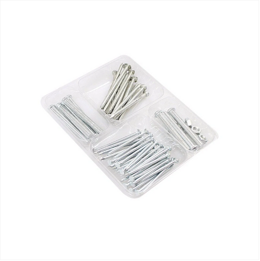 Box Of Assorted Screws Nuts Nails DIY Materials