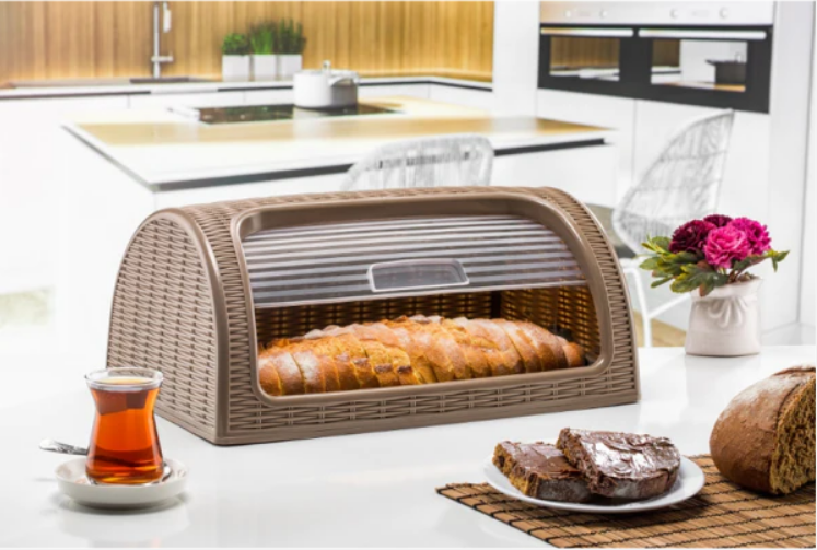 Bread Bin Food Container Kitchen Storage Plastic Large