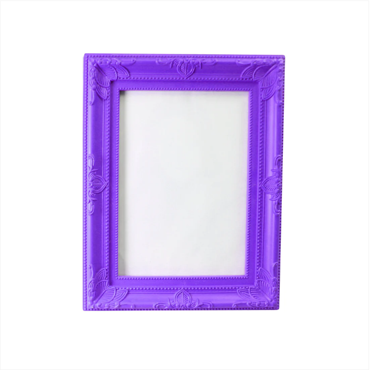Bright Coloured Border Photo Picture Frame 4 x 6" Assorted Colours