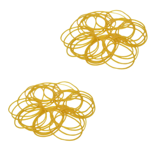 Brown Rubber Bands Elastic Bands Art Crafts Home School Pack