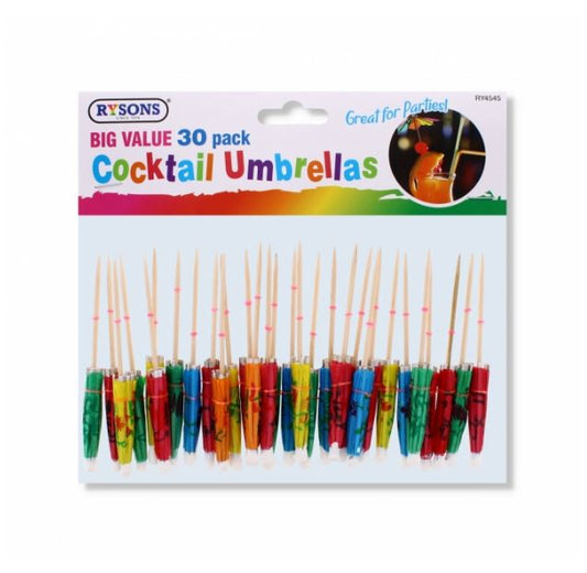COCKTAIL UMBRELLAS 30 PACK